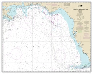 thumbnail for chart Gulf Coast - Key West to Mississippi River