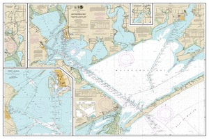 thumbnail for chart Matagorda Bay including Lavaca and Tres Palacios Bays; Port Lavaca; Continuation of Lavaca River; Continuation of Tres Palacios Bay