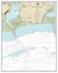 thumbnail for chart Calcasieu Pass to Sabine Pass