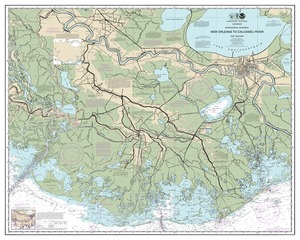 thumbnail for chart Intracoastal Waterway New Orleans to Calcasieu River East Section