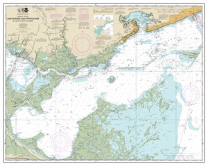 thumbnail for chart Lake Borgne and approaches Cat Island to Point aux Herbes