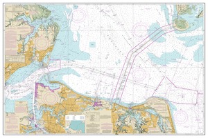 thumbnail for chart Chesapeake Bay Cape Charles to Norfolk Harbor