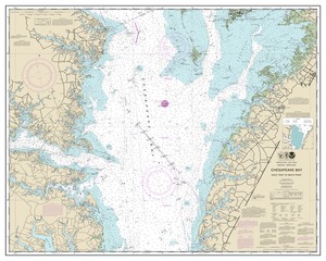 thumbnail for chart Chesapeake Bay Wolf Trap to Smith Point