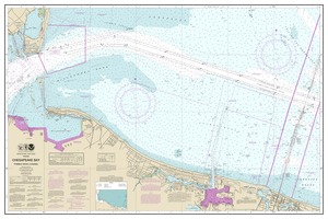 thumbnail for chart Chesapeake Bay Thimble Shoal Channel