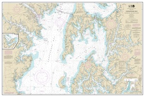 thumbnail for chart Chesapeake Bay Eastern Bay and South River; Selby Bay