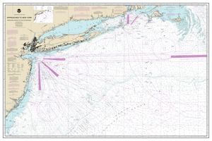 thumbnail for chart Approaches to New York, Nantucket Shoals to Five Fathom Bank