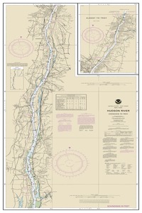 thumbnail for chart Hudson River Coxsackie to Troy