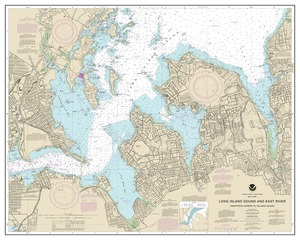 thumbnail for chart Long Island Sound and East River Hempstead Harbor to Tallman Island