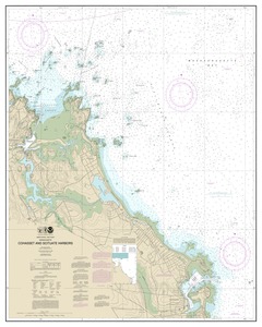 thumbnail for chart Cohasset and Scituate Harbors