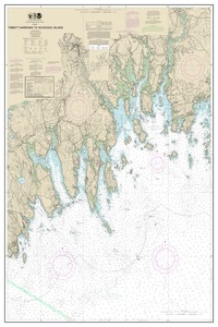 thumbnail for chart Tibbett Narrows to Schoodic Island