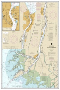 thumbnail for chart St. Clair River;Head of St. Clair River