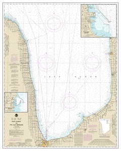 thumbnail for chart Port Huron to Pte aux Barques;Port Sanilac;Harbor Beach