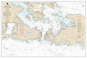 thumbnail for chart St. Mars River - Detour Passage to Munuscong Lake;Detour Passage