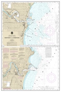 thumbnail for chart Manitowoc and Sheboygan