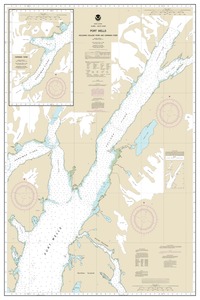 thumbnail for chart Port Wells, including College Fiord and Harriman Fiord