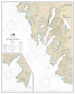 thumbnail for chart West Coast of Baranof Island Cape Ommaney to Byron Bay