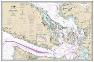 thumbnail for chart Strait of Georgia and Strait of Juan de Fuca