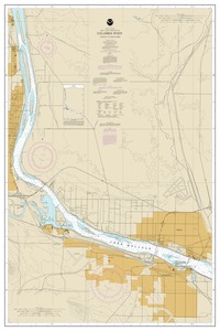 thumbnail for chart Columbia River Pasco to Richland