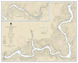 thumbnail for chart FRANKLIN D. ROOSEVELT LAKE Southern part