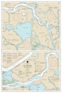 thumbnail for chart San Joaquin River Stockton Deep Water Channel Antioch to Medford Island