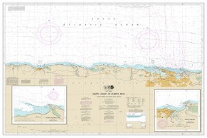 thumbnail for chart North Coast of Puerto Rico Punta Penon to Punta Vacia Talega;Puerto Arecibo;Puerto Palmas Altas