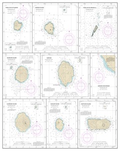 thumbnail for chart Plans in the Mariana Islands; Faraloon de Pajaros; Sarigan Island; Farallon de Medinilla; Ascuncion Island; Agrihan; Agrihan Anchorge; Alamagan Island; Guguan; Anatahan