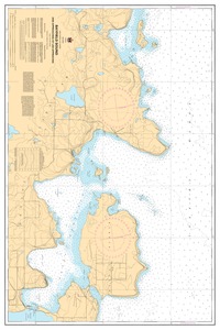 thumbnail for chart Bayfield Sound and Approaches/et les approches