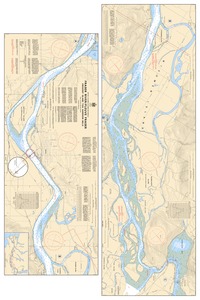 thumbnail for chart Fraser River/Fleuve Fraser, Crescent Island to/à Harrison Mills