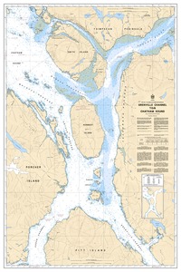 thumbnail for chart Grenville Channel to/à Chatham Sound