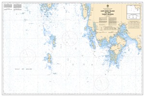 thumbnail for chart Cape Sable Island to / aux Tusket Islands