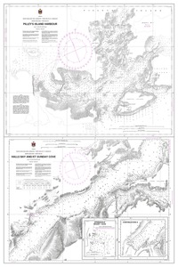 thumbnail for chart Pilleys Island Harbour - Halls Bay and / et Sunday Cove