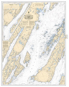 thumbnail for chart Presque Harbour to / à Bar Haven Island and / et Paradise Sound