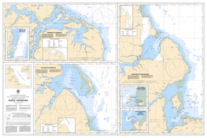 thumbnail for chart Détroit de Northumberland / Northumberland Strait: Partie Ouest / Western Portion: Ports / Harbours