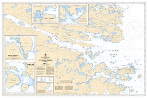 thumbnail for chart St. Lewis Sound and / et Inlet