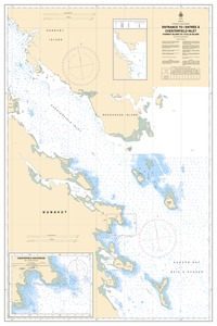 thumbnail for chart Entrance to/Entrée à Chesterfield Inlet (Fairway Island to/à Ellis Island)