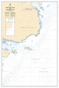 thumbnail for chart Dunne Foxe Island to/à Chesterfield Inlet