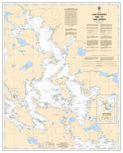 thumbnail for chart Lake Rosseau and/et Lake Joseph (page 1)