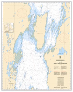 thumbnail for chart Red Deer Point to/à North Manitou Island