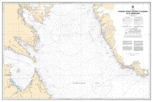 thumbnail for chart Hudson Strait/Détroit DHudson to/à Groenland