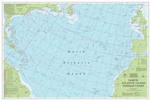 thumbnail for chart North Atlantic Ocean Passage Chart