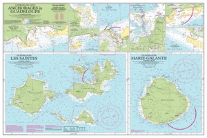 thumbnail for chart Anchorages in Guadeloupe, Les Saintes and Marie-Galante