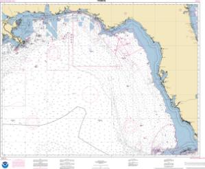 thumbnail for chart Gulf Coast - Key West to Mississippi River