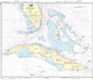 thumbnail for chart Straits of Florida and Approaches