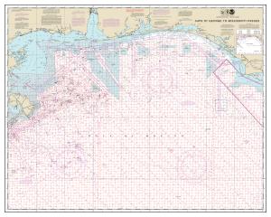 thumbnail for chart Cape St. George to Mississippi Passes (Oil and Gas Leasing Areas)