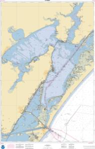 thumbnail for chart Intracoastal Waterway Carlos Bay to Redfish Bay, including Copano Bay