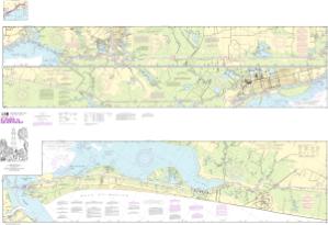 thumbnail for chart Intracoastal Waterway Ellender to Galveston Bay