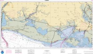 thumbnail for chart Intracoastal Waterway New Orleans to Calcasieu River West Section