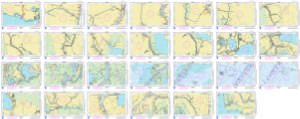 thumbnail for chart Intracoastal Waterway Morgan City to Port Allen, including the Atchafalaya River
