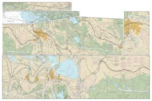 thumbnail for chart Intracoastal Waterway Catahoula Bay to Wax Lake Outlet including the Houma Navigation canal