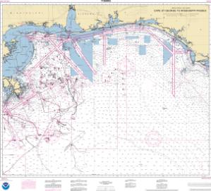 thumbnail for chart Cape St. George to Mississippi Passes